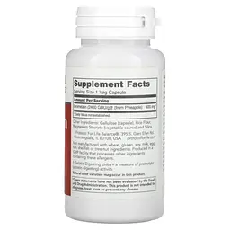 Бромелайн Protocol for Life Balance Bromelain 2400 GDU/г 500 мг 90 раст капс - мініатюра 2