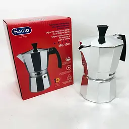Кавоварка гейзерна Magio MG-1001 150 мл - мініатюра 7