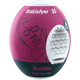 Самозмащувальний мастурбатор-яйце Satisfyer Masturbator Egg Bubble