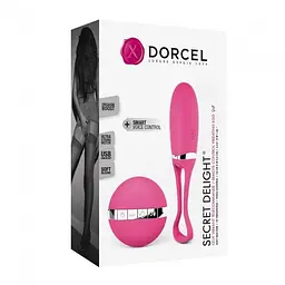 Віброяйце Dorcel Secret Delight Magenta з пультом ДК, з турборежимом і голосовим керуванням - мініатюра 7