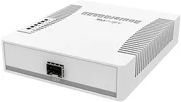 Комутатор Mikrotik RB260GS, 5-port Gigabit smart switch with SFP cage, SwOS, plastic case, PSU - мініатюра 4