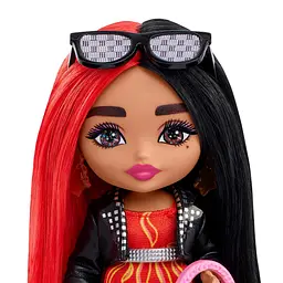 Мінілялька Barbie Extra Mini Леді-рокстар (HKP88) - мініатюра 2