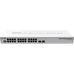 Комутатор Mikrotik CRS326-24G-2S+RM [91601] - мініатюра 1