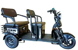 Електричний трицикл Corso RAW 1200W 72V 28Ah Чорний