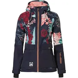 Куртка Rehall Luna W 2022 Floral Red S (1012-60225-5010S)