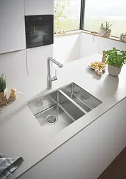 Кухонна мийка з нержавіючої сталі Grohe K700U 31577SD1, Нержавіюча сталь - мініатюра 2