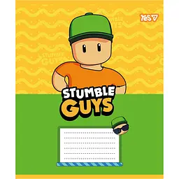 Набір зошитів Yes Stumble Guys 12 аркушів у лінію 25 шт. (768729) - мініатюра 2