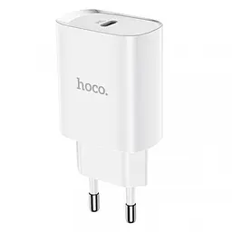 Зарядний пристрій блок живлення адаптер Hoco N14 PD 20 W 1 USB-C out білий