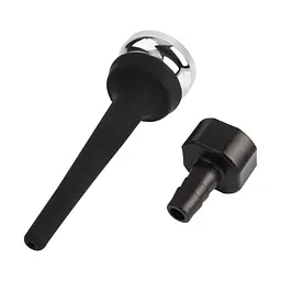 Анальний душ Black Mont Tapered Enema Attachment (чорний) - мініатюра 6