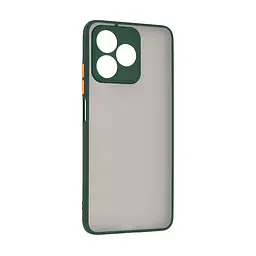 Чехол-накладка для Realme C53/C51/Note 50, Frosted Matte, зеленый, противоударный чехол с защитой всего корпуса, термополиуретан TPU + поликарбонат PC, ArmorStandart (ARM72389)