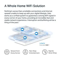 Точка доступу Wi-Fi Mercusys HALO-H80X-3-PACK - мініатюра 6