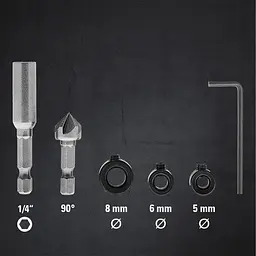 Набір біт і свердел Trotec 49 pieces Hexagon Shank Drill and Bit Set (6200001160) - мініатюра 19