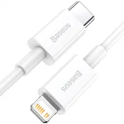 Кабель Baseus Superior Series Cable Type-C to Lightning 20W 1m CATLYS-A02 White - мініатюра 6