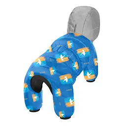 Комбінезон для собак WAUDOG Clothes малюнок Прапор, S40, В 58-61 см, С 33-38 см