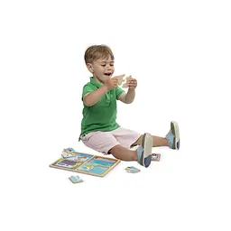 Пазл Melissa&Doug дерев'яні у футлярі "Транспортні засоби" (MD31361) - мініатюра 3