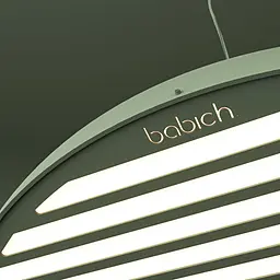 Підвісний стельовий світильник Babich Studio Mid Shaded Black (RAL 9005) - мініатюра 3