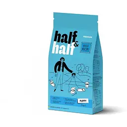 Сухий корм для собак Half&Half для цуценят усіх порід з яловичиною 2 кг (4820261920703)