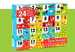 Мега-пазл Melissa&Doug Числа/Ферма, 24 елементи (MD31002) - мініатюра 6