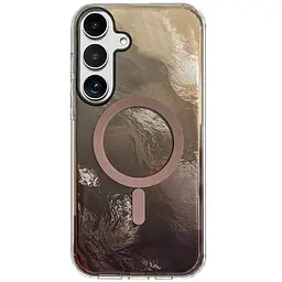 Чохол TPU Shiny Mountain (MagFit) для Samsung Galaxy S24+ Chocolate