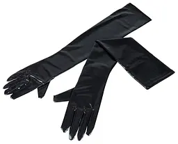 Рукавички Cottelli Collection Accessoires S-L чорний - мініатюра 2