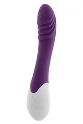 Вібратор S Pleasures Premium Phoenix, для точки G, фіолетовий, водостійкий, 16 видів вібрації, нагрів - мініатюра 1