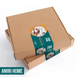 Настенные часы AMIRI HOME Кофе 28 см. бесшумный без стекла VG1007 - миниатюра 4