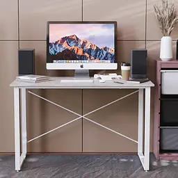 Стіл письмовий Дейв Ferrum-decor 750x1200x600 Білий метал ДСП Бетон 16 мм (FRD-106441) - мініатюра 3