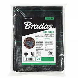 Агротканина проти бур'янів Bradas РР чорний УФ 70 г 1,6 х 10 м (AT7016010)
