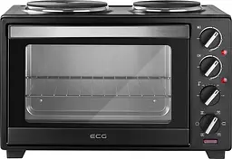 Електродуховка із конфорками ECG ET 32303 Black 30 л - мініатюра 5