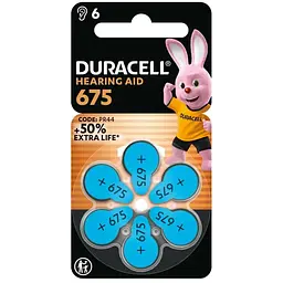 Батарейка Duracell PR44 / 675 * 6 (5004326)