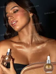 Олія-хайлайтер для тіла SHEGLAM Sunlit Silk Highlighting Body Oil Medusa - мініатюра 2