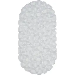 Килимок для ванної Eco Fabric Бублики 68х34 см прозоро-білий (6834-005)