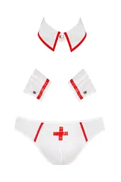 Сексуальный комплект медбрата Passion - 037 SET GREGORY white, XXL/XXXL - миниатюра 3