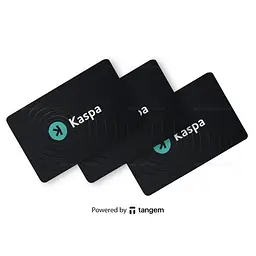 Криптогаманець Tangem 2.0 x Kaspa Wallet набір з 3 карток (TG128X3-K) - мініатюра 2