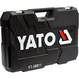 Набір головок торцевих Yato квадрат 1/2", 3/8", 1/4" з інструментами та насадками 150 шт. (YT-38811) - мініатюра 5