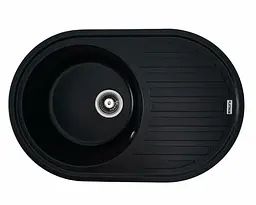 Кухонна мийка Platinum 7750 LIRA Чорний металік (SP000025082)