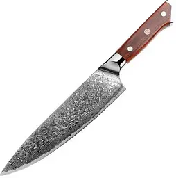 Ніж шеф кухаря Bohmаnn BH 5201 damascus VG-10 steel 67 шарів - мініатюра 1