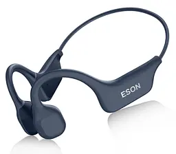 Спортивні кісткові бездротові навушники Eson X9 з активним шумоподавленням, Bluetooth 5.3, Hi-Fi звуком, HD-мікрофоном, IPX5 сині