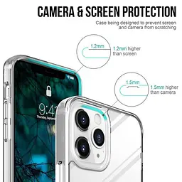 Чохол iPhone 16 Pro накладний чохол Space Case (2nd Gen) Прозорий - мініатюра 4