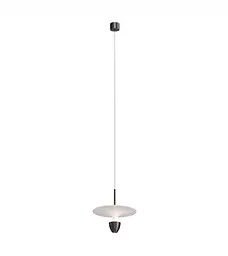 Світильник підвісний KLOODI DECO PE-NIMBA300 6W+6W 3K WH/BK - мініатюра 3