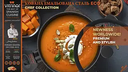 Каструля з кришкою CHEF COLLECTION із антипригарним покриттям VITRINOR 24 см 3.8 л - мініатюра 4