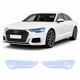 Антигравійна захисна бронеплівка за лекалами для Audi A8 D5 2017-2021 - оптика (фари та ПТФ)