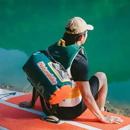 Рюкзак водонепроникний Naturehike CNK2300BS017 25 л темно-зелений - мініатюра 6