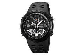 Чоловічий наручний годинник 1655BKWT Black-White Skmei acs0030650 - мініатюра 2