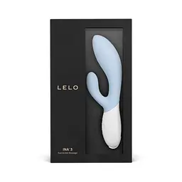 Вібратор-кролик Lelo Ina 3 20 см блакитний - мініатюра 2