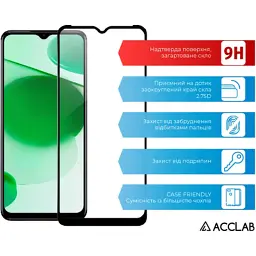Скло захисне ACCLAB Full Glue Realme C35 (1283126531286) - мініатюра 3