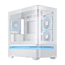 Корпус для ПК ASUS Prime AP202 ARGB Tempered Glass White (90DC00P3-B19000) - мініатюра 3