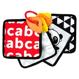 Сенсорні м'які карточки Canpol babies BabiesBoo з прорізувачем для зубів (68/096) - мініатюра 2