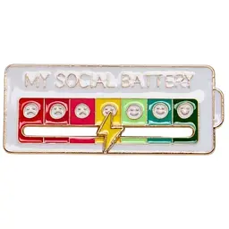 Значок My social battery MSB 01