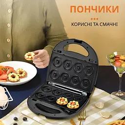 Мультипекар (Бутербродниця-Вафельниця-Кексниця) Sokany SK902B - мініатюра 6